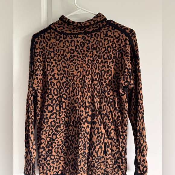Ruby Rd. Brown and Black Animal Print Top - Picture 6 of 8